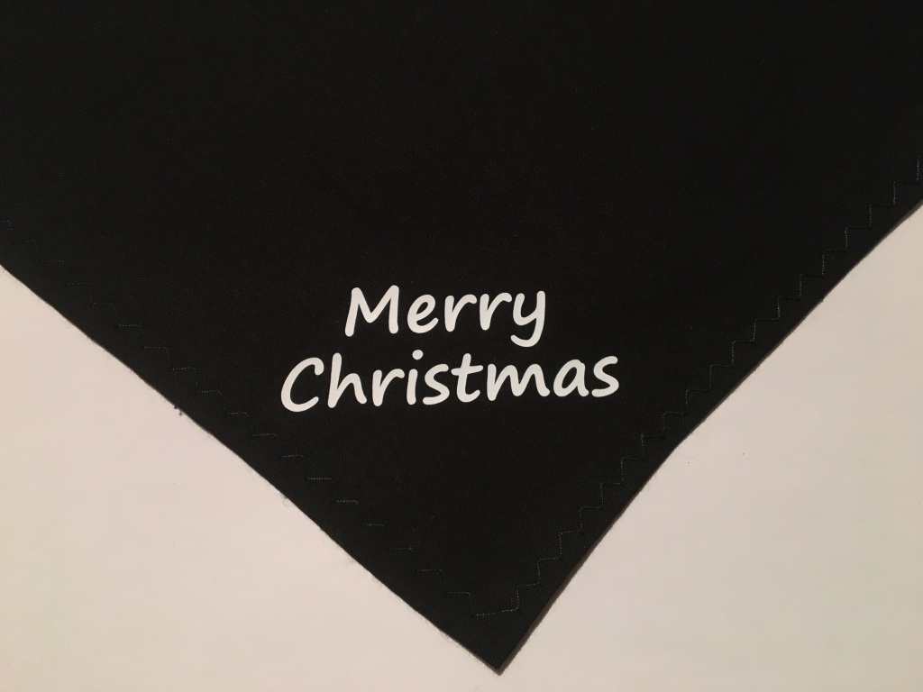X-Mas Bandana <br>Merry Christmas black